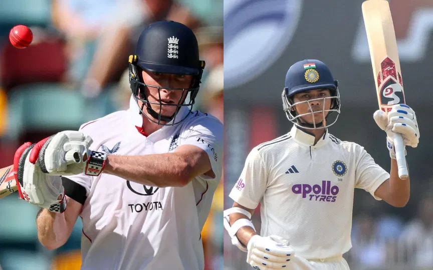 Zak Crawley surpasses Yashasvi Jaiswal [Source: AFP]
